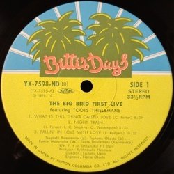 画像4: BIG BARD Featuring TOOTS THIELEMANS （ビッグ・バード） / FIRST LIVE (LP)