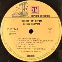 画像4: GORDON LIGHTFOOT / SUMMERTIME DREAM (LP)