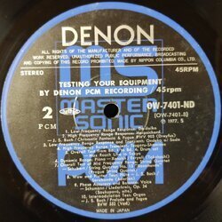 画像5: VA / TESTING YOUR EQUIPMENT BY DENON / PGM 45RPM (LP)