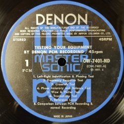 画像4: VA / TESTING YOUR EQUIPMENT BY DENON / PGM 45RPM (LP)