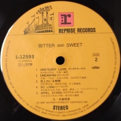 画像4: AKINA NAKAMORI （中森明菜） / BITTER AND SWEET (LP)